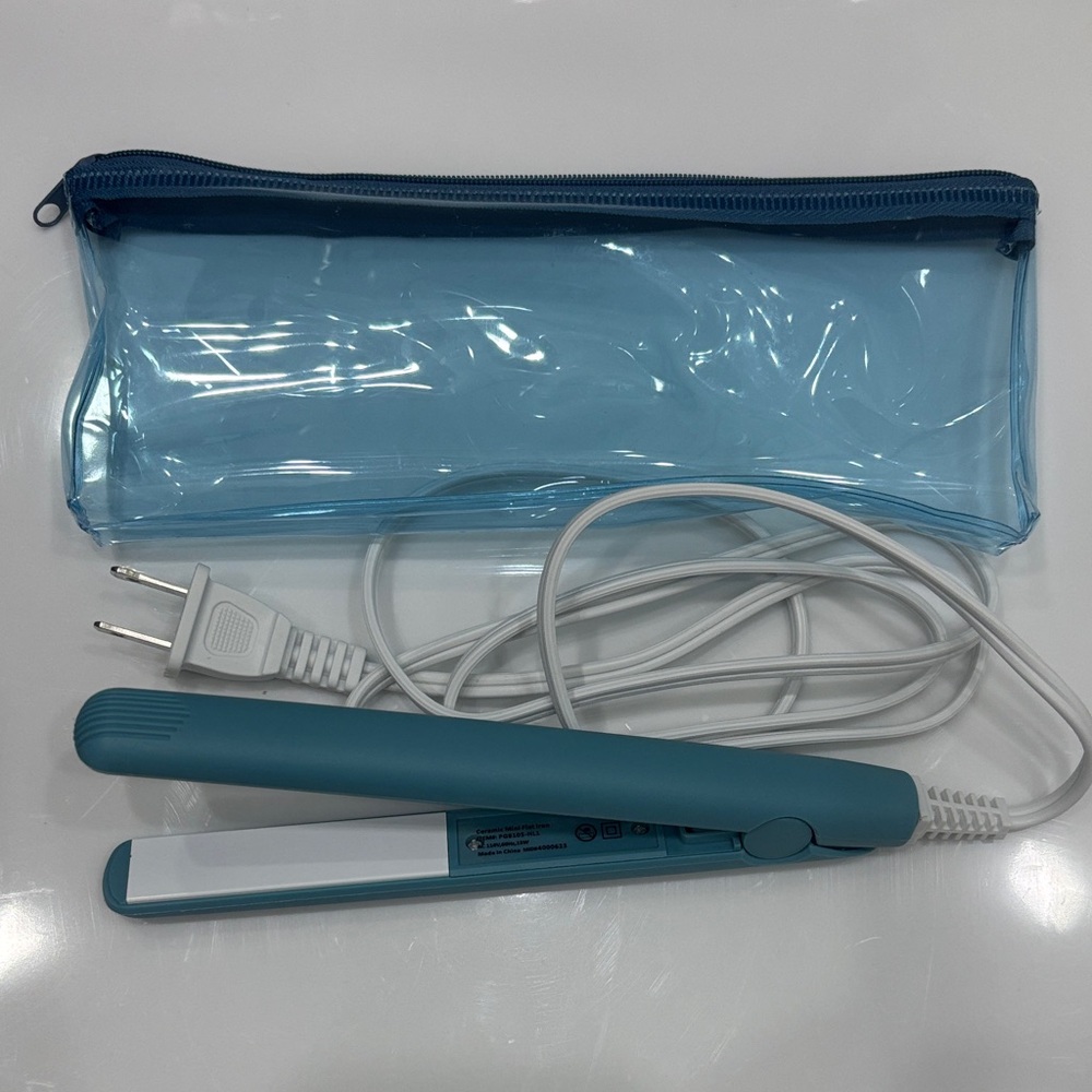 Mini Hair Straightener with Pouch